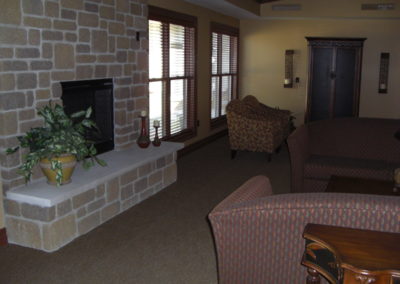 Woodland Hospice Fire Place